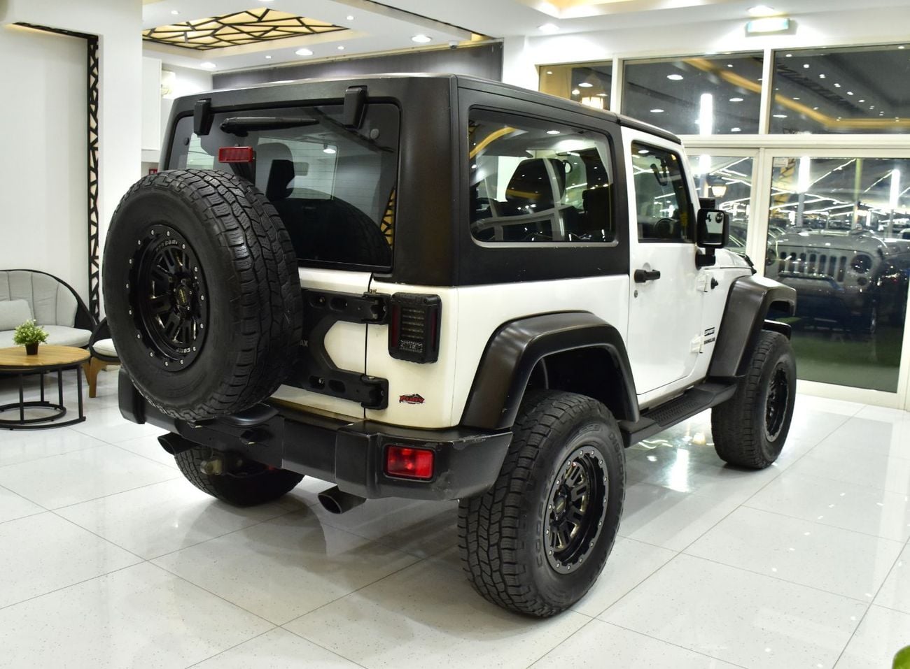 Jeep Wrangler EXCELLENT DEAL for our Jeep Wrangler Sport ( 2012 Model ) in White Color GCC Specs