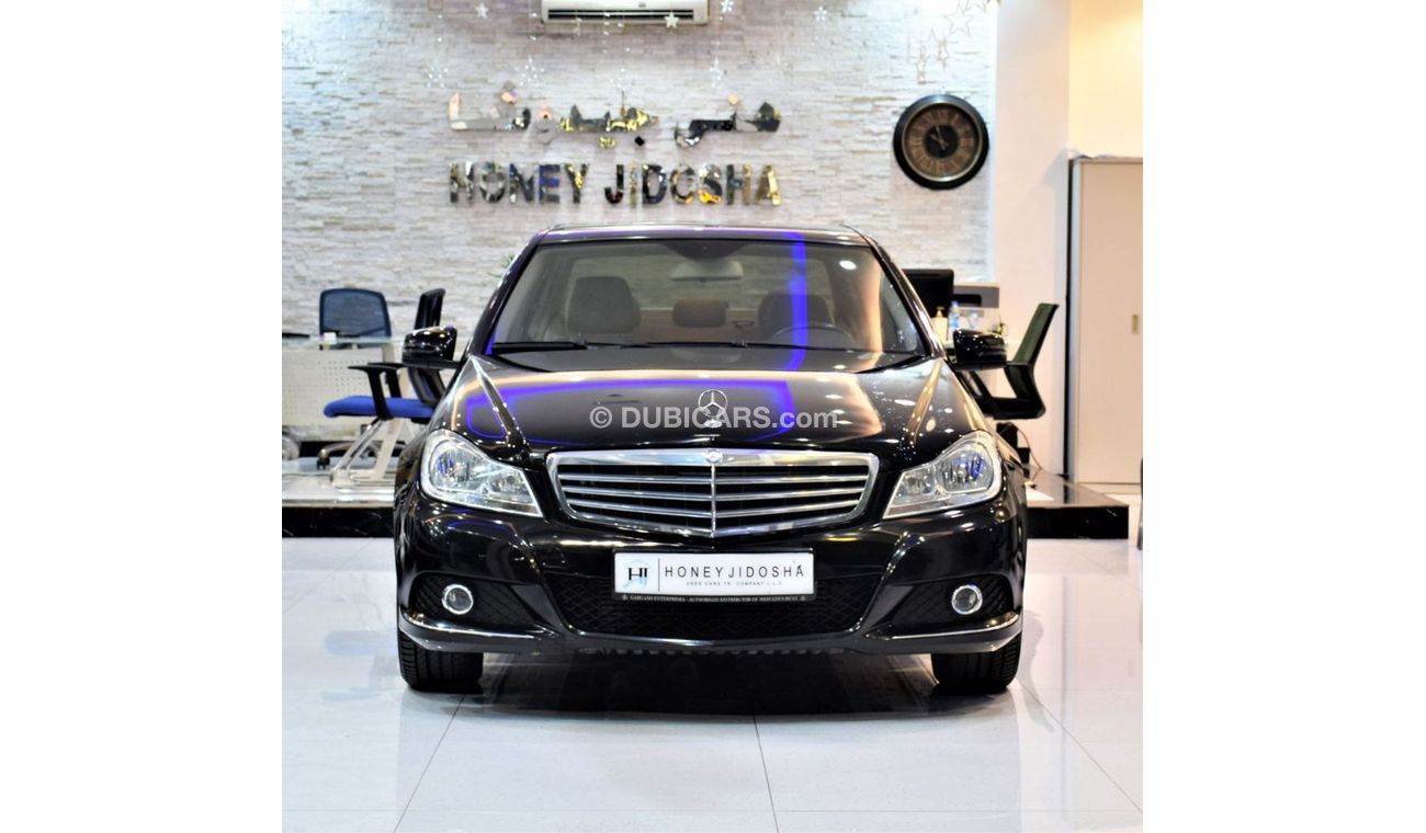 مرسيدس بنز C 180 ORIGINAL PAINT! ( صبغ وكاله ) Mercedes Benz C180 1.6 2013 Model! Black Color! GCC Specs