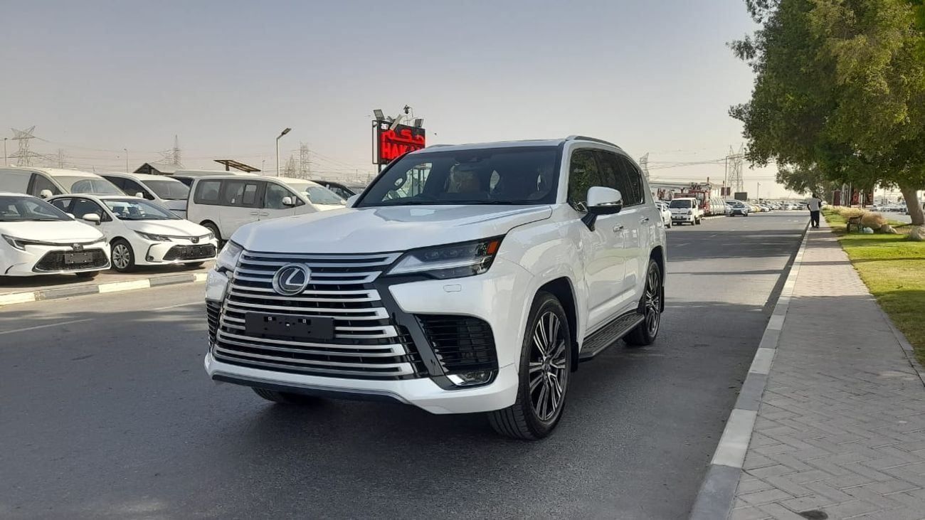 Lexus LX 600 RHD BRAND NEW 7 SEATER WHITE WITH TAN FULL OPTIONS PETROL Signature model