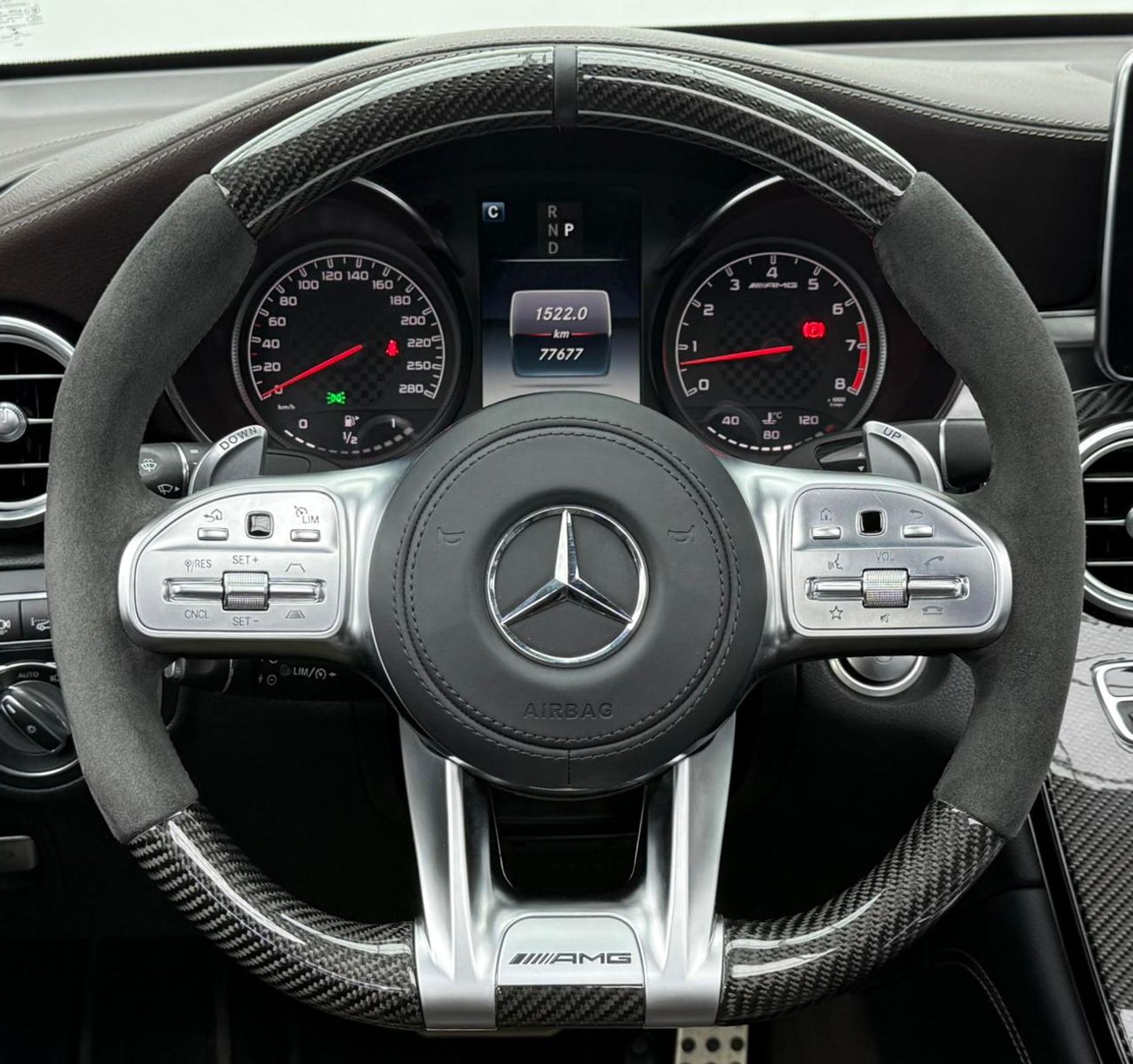 مرسيدس بنز GLC 43 AMG 4MATIC 3.0L (367 HP) 2017 Mercedes Benz GLC43 AMG 4MATIC+ Coupe, 2026 AAA Warranty, Excellent Condit