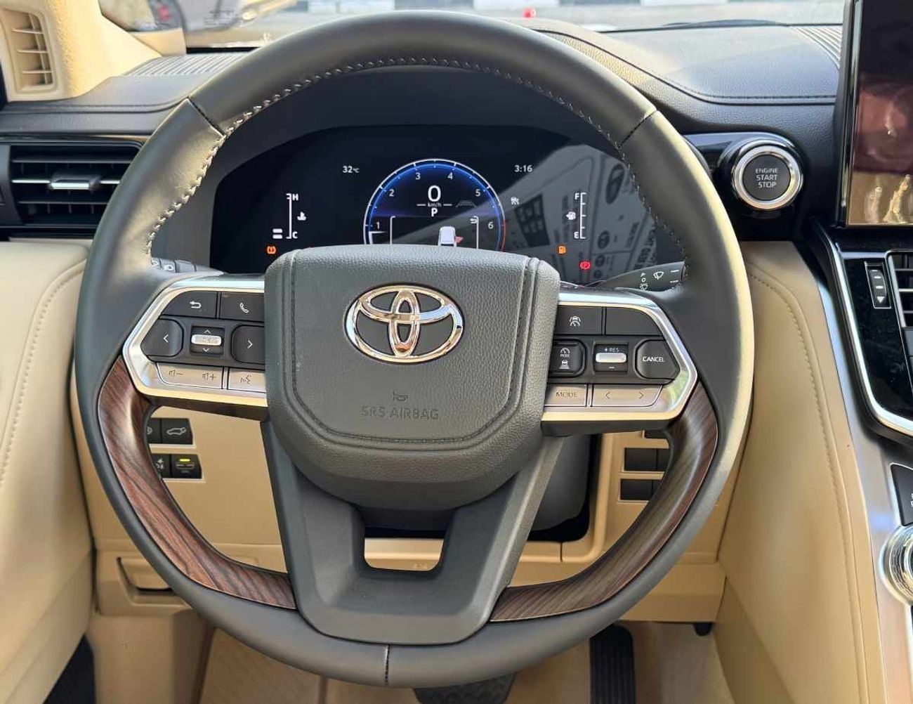تويوتا لاند كروزر GXR HIGH OPTION WITH RADAR || 4.0L PETROL V6/ 360*CAMERA HDS UP DSPLY/SOFT CLOSE DOOR (CODE#GXR4OM)