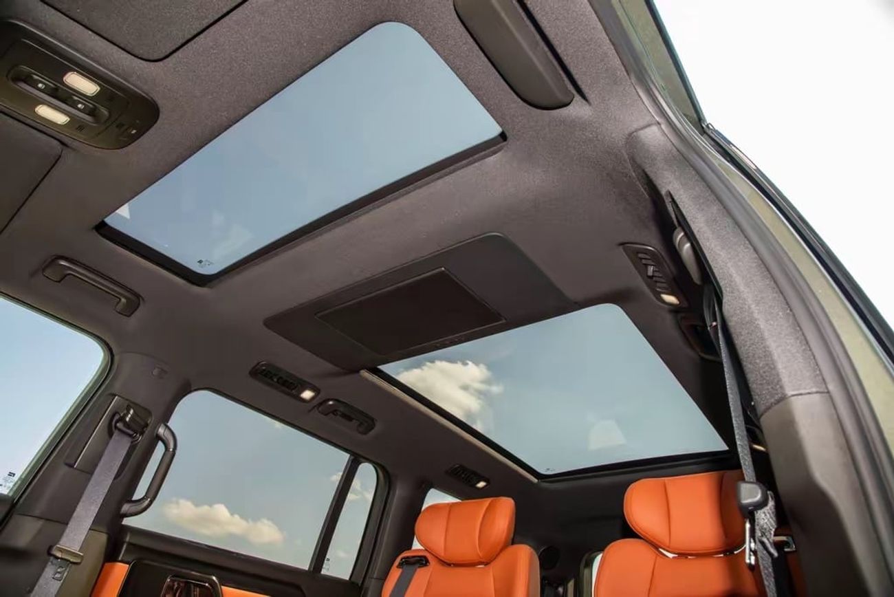 روكس 01 7 seats black- orange