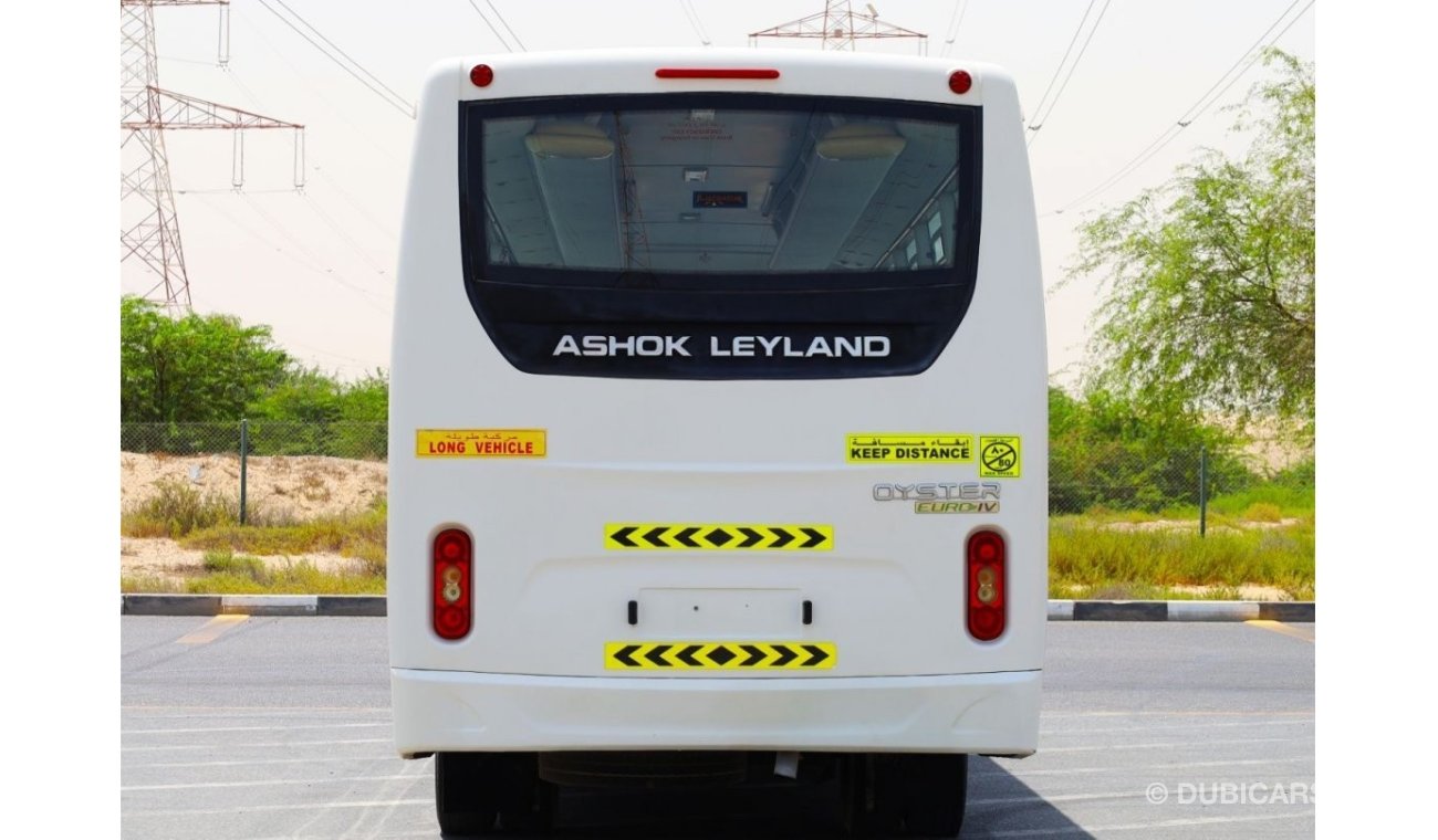 اشوك ليلاند أويستر 2018 | ASHOK LEYLAND OYSTER | 30 SEATER - LUXURY BUS - WITH GCC SPECS AND EXCELLENT CONDITION