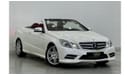 Mercedes-Benz E 350 Std 2013 Mercedes-Benz E350 Convertible, Full Mercedes History, Low kms, GCC