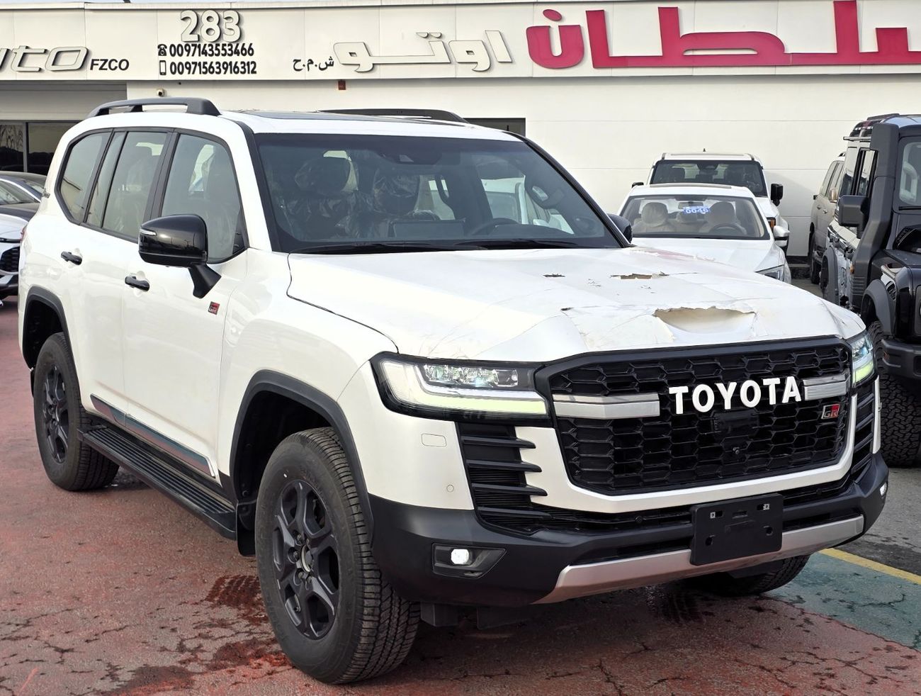 Toyota Land Cruiser Toyota Land Cruiser GR-S 3.3L diesel A/T 4WD SUV White color 2022 Model