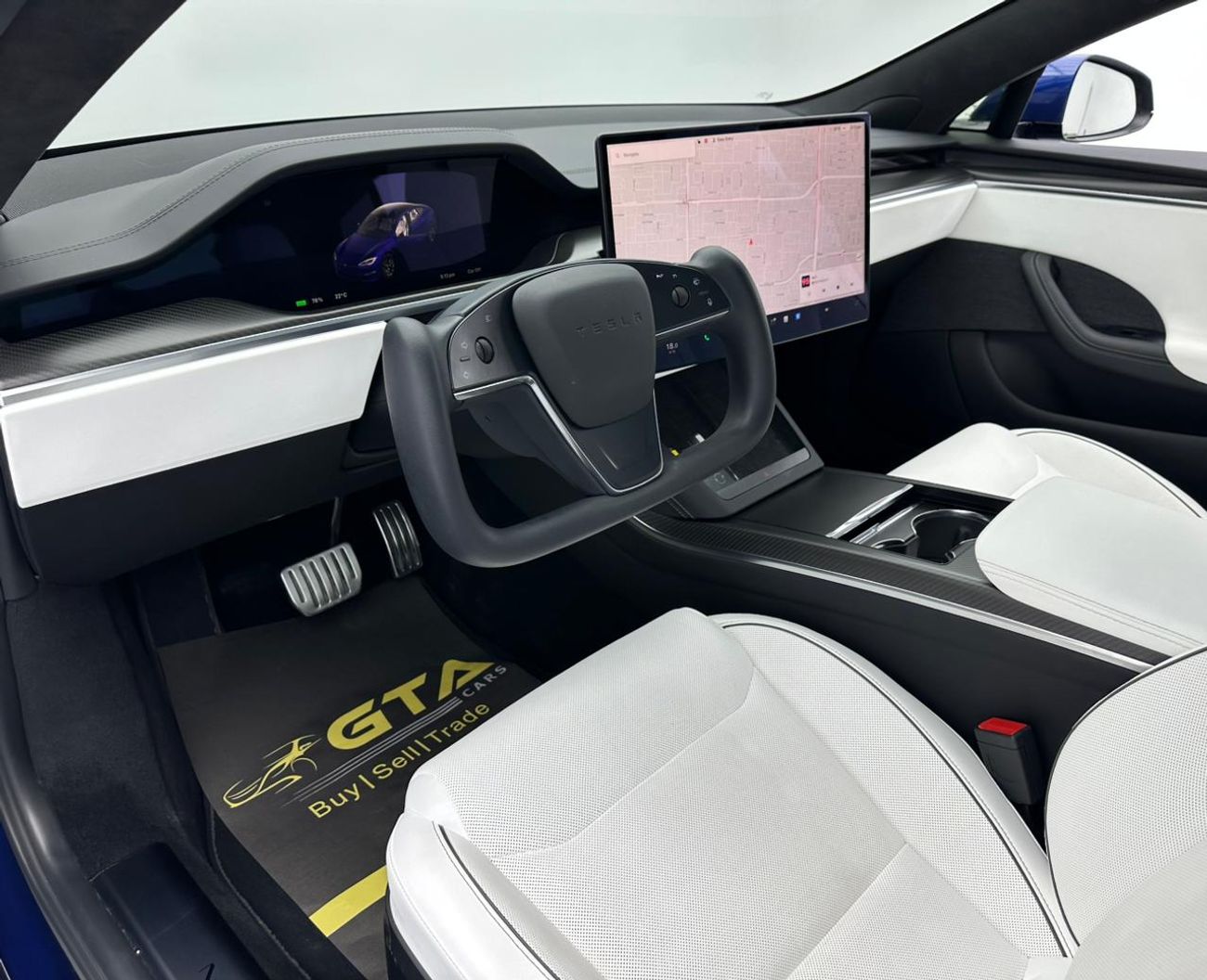 Tesla Model S Plaid (AWD) 2023 Tesla Model S Plaid, June/2027 Tesla Warranty, Tesla Full Service History, GCC