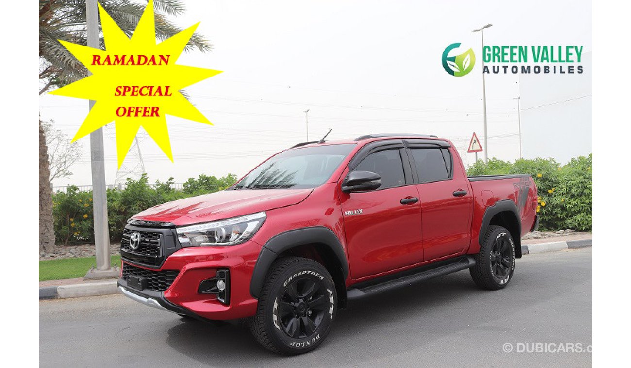 Toyota Hilux Revo Rocco Double Cab pick up for Export-Red color