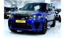 لاند روفر رانج روفر سبورت أس في آر RANGE ROVER SPORT SVR-2018 LOW MILEGE