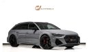 Audi RS6 EURO - With Warranty and Service Contract (Al Nabooda)