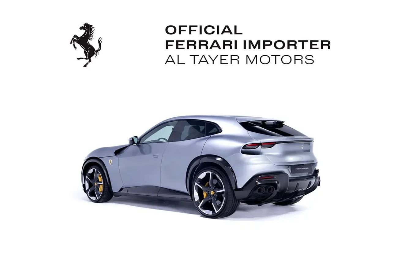 فيراري بوروسانجوي Unmatched Elegance: Approved MY in Grigio Titanio