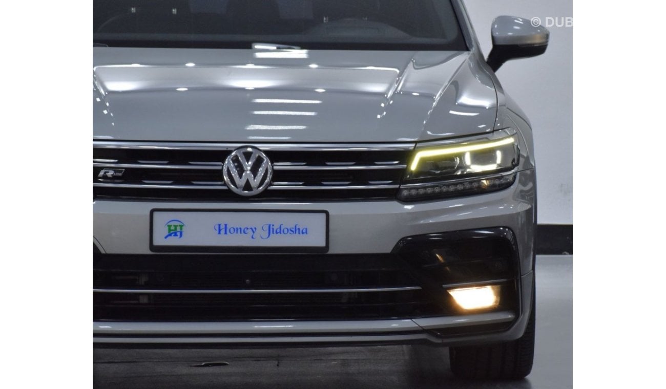 فولكس واجن تيجوان EXCELLENT DEAL for our Volkswagen Tiguan R-Line 4Motion ( 2019 Model ) in Beige / Silver Color GCC S