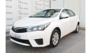 Toyota Corolla 2.0L SE 2015 MODEL WITH REAR SENSOR BLUETOOTH