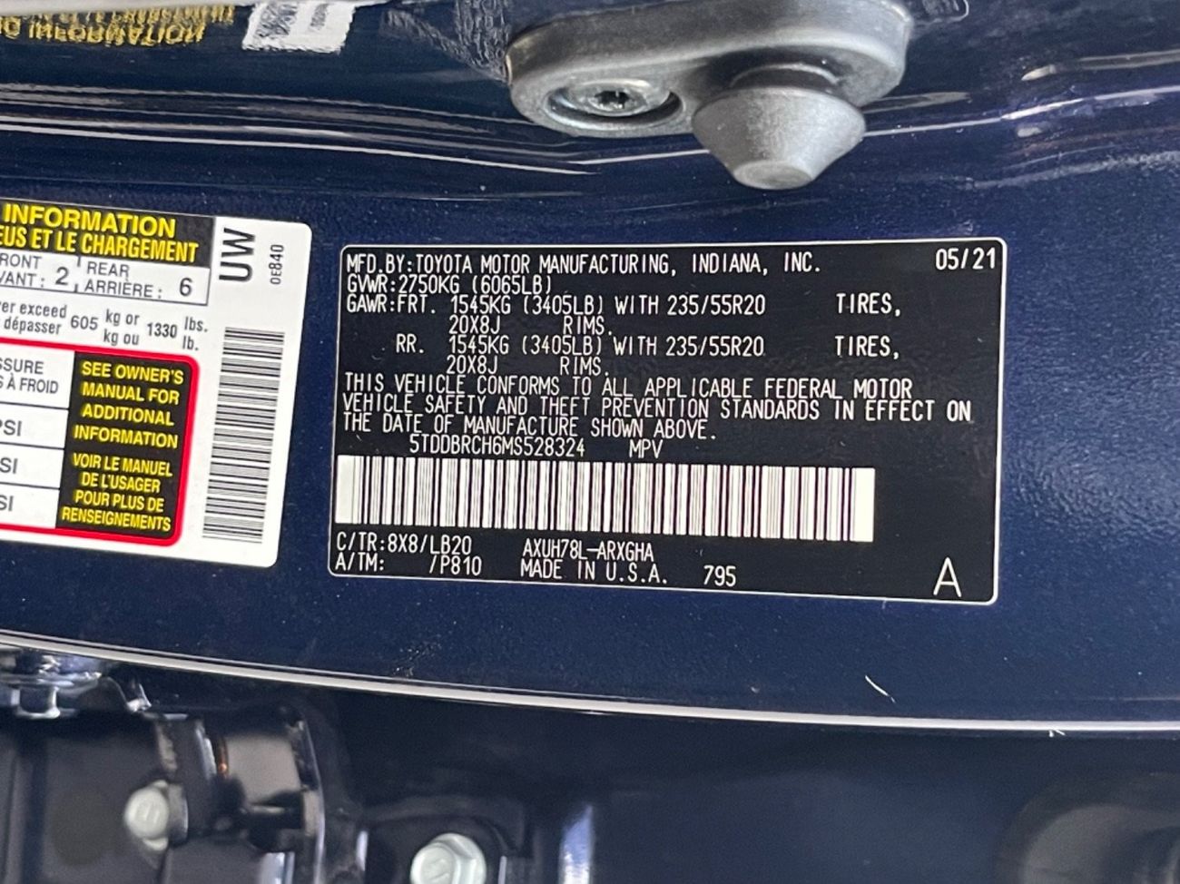 تويوتا هايلاندر 2021 TOYOTA HIGHLANDER LIMITED HYBRID FULL OPTIONS IMPORTED FROM USA