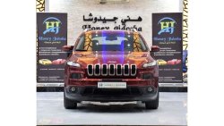 جيب شيروكي EXCELLENT DEAL for our Jeep Cherokee 4x4 LONGITUDE ( 2015 Model! ) in Red Color!