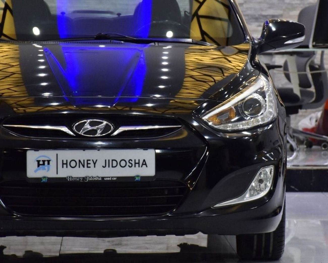 هيونداي أكسنت EXCELLENT DEAL for our Hyundai Accent 1.6L ( 2014 Model ) in Black Color GCC Specs