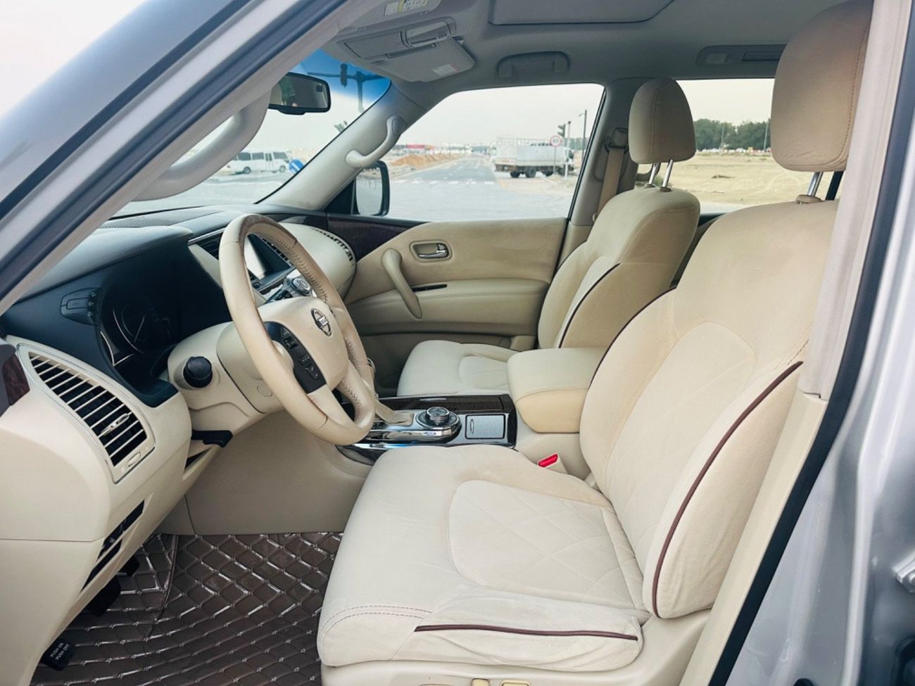 نيسان باترول موديل 2015 خليجي فل مواصفات فتحه ونظام صوت ممتاز V8