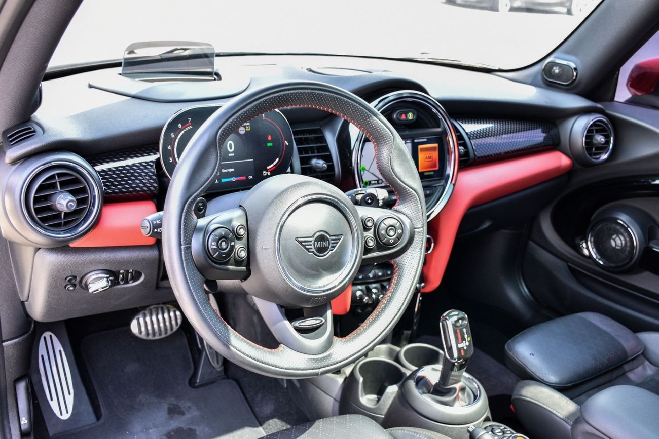 Mini John Cooper Works Cabrio Mini cooper works Model 2021 Gcc specs Full check agency, Under warranty Original paint no accident