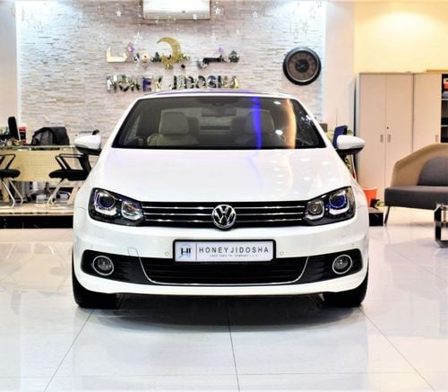 Volkswagen Eos VERY LOW MILEAGE 76000 KM! AMAZING Volkswagen EOS CONVERTIBLE 2012 Model!! in White Color! GCC Specs