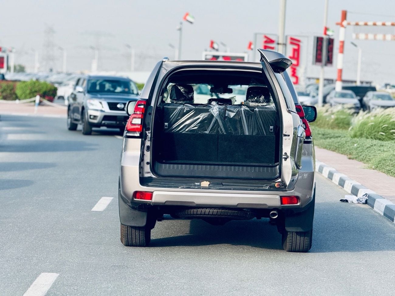 تويوتا برادو Toyota Prado RHD Diesel year 2019 automatic brown colour