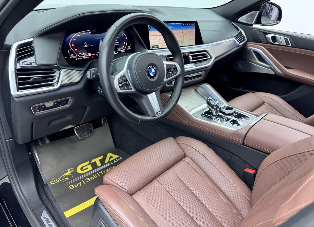 بي أم دبليو X6 40i M Sport 3.0L 2022 BMW X6 xDrive40i, Full Options, Agency Warranty & Service Contract 10/26, FSH,