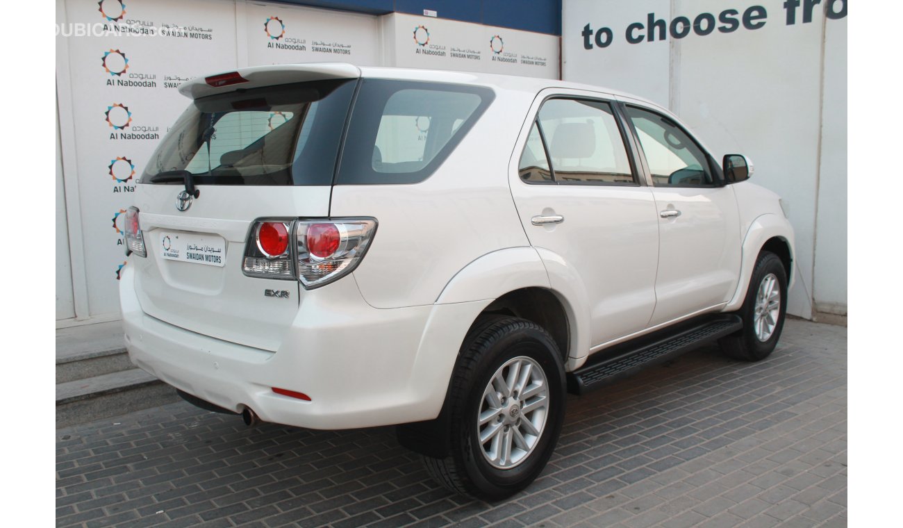Toyota Fortuner 2.7L EXR 2014 MODEL WITH 4 WHEEL DRIVE