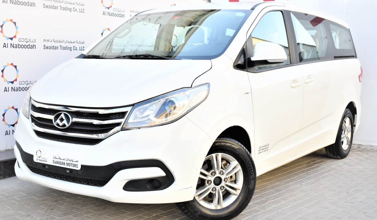 SAIC Maxus G10 TGI 2.0L TC 9 SEATER 2018 GCC SPECS