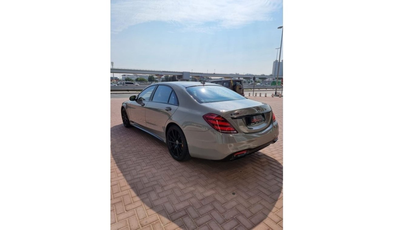 مرسيدس بنز S 450 MERCEDES S-450-2018-LOW MILEGE-15100 KM/NARDO GRAY-SPECIAL COLOUR