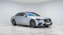 Mercedes-Benz S 500 Special Offer | AED 6,136 PM | Rear Seat Ent, Warranty 2028, Low KM | S 500 AMG Line