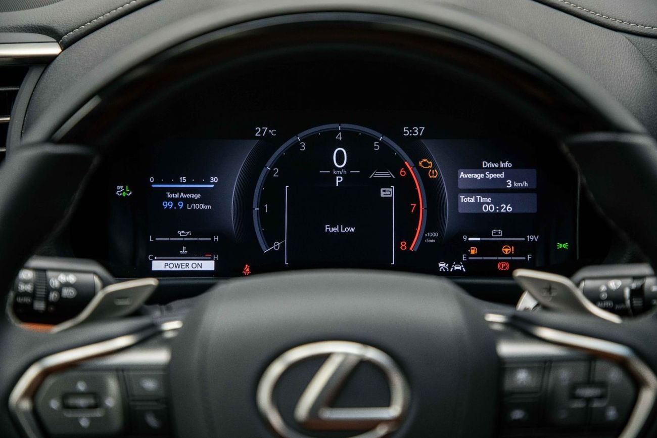 لكزس LX 700h VIP 3.5L - Graphite Black Inside VIP Sun Flair | Export Only