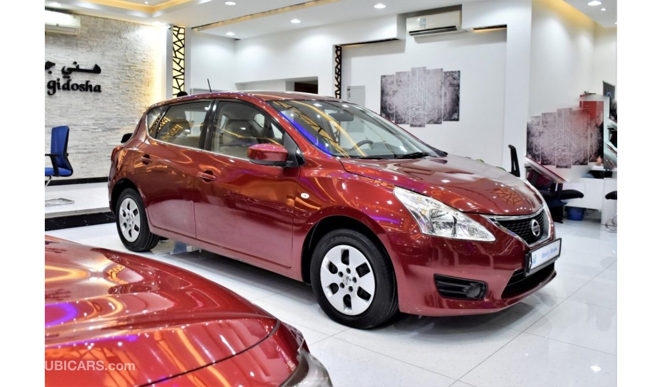 Nissan Tiida EXCELLENT DEAL for our Nissan Tiida ( 2014 Model ) in Red Color GCC Specs