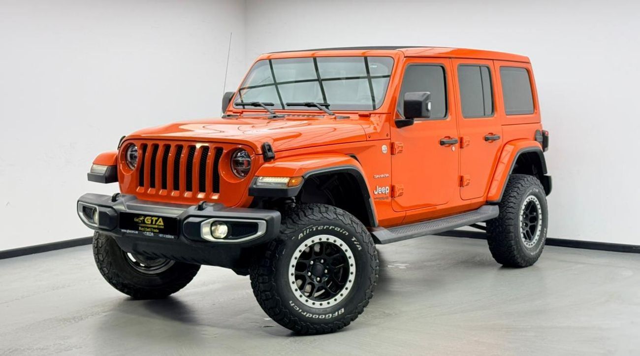 Jeep Wrangler Unlimited SAHARA 2019 Jeep Wrangler Unlimited, 2027 GTA Service Pack, Warranty, Full Service History, GCC
