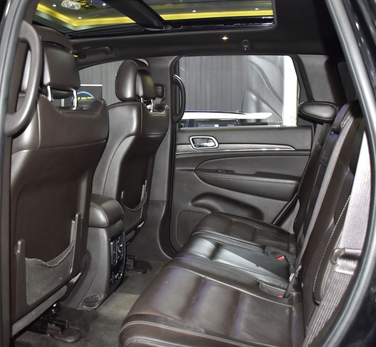 Jeep Grand Cherokee EXCELLENT DEAL for our Jeep Grand Cherokee Overland 4x4 ( 2018 Model ) in Black Color GCC Specs