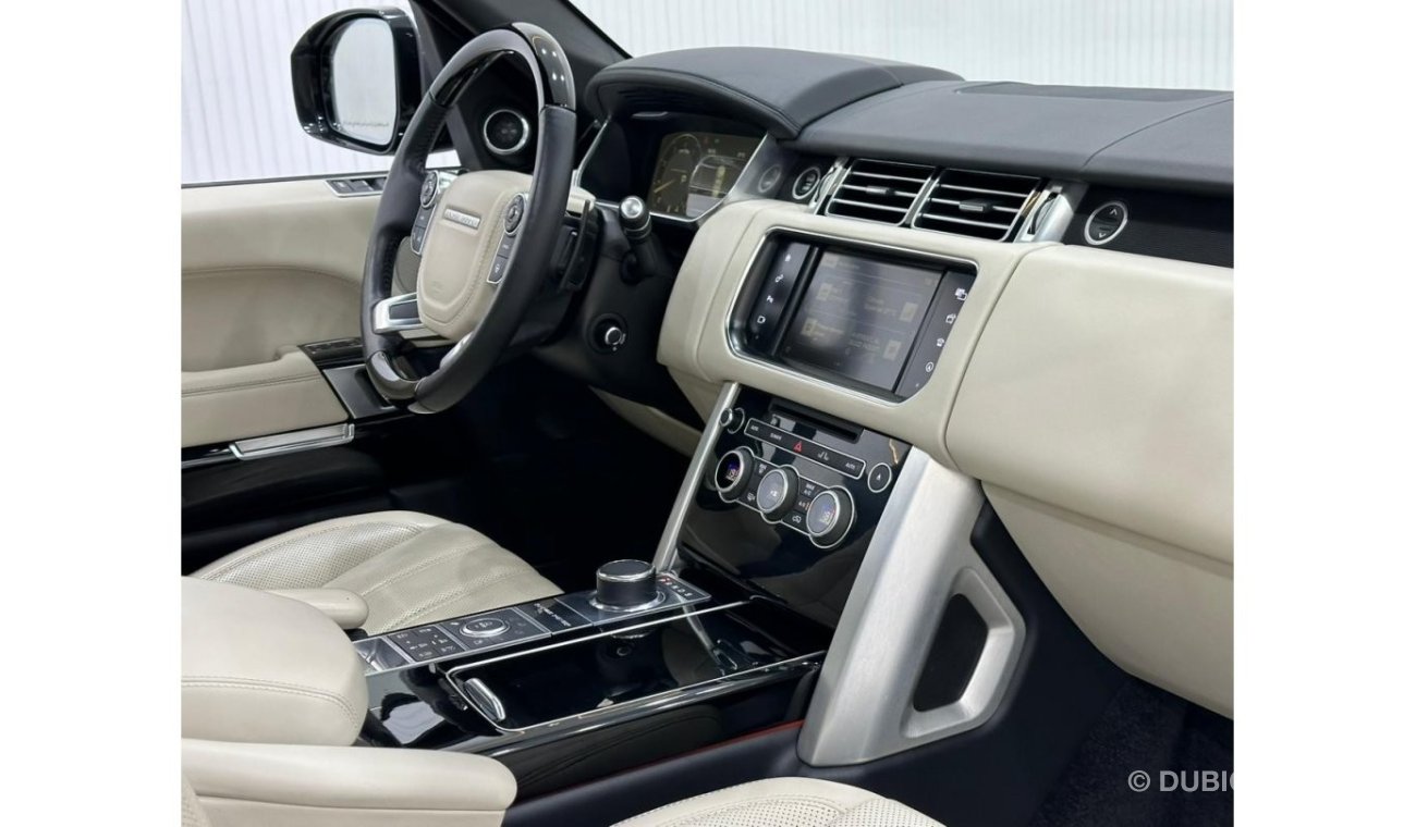 Land Rover Range Rover 2016 Range Rover Vogue SE V8 Supercharged, Full Range Rover Service History, GCC
