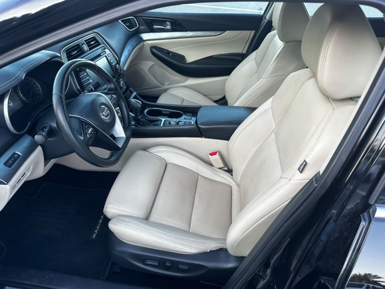 نيسان ماكسيما SV موديل 2016 خليجي فل مواصفات كراسي جلد وبانوراما ومثبت سرعه وتحكم كهربي كامل