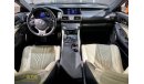 Lexus RC F 2016 Lexus RC F Carbon, April 2021 Agency Warranty, Full Lexus Service History, GCC
