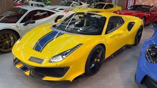 فيراري 488 Pista Spider | 2020 | Giallo Modena | Full Carbon Fiber | 720 HP