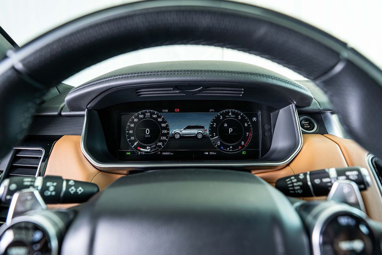 Land Rover Range Rover Sport HSE Dynamic 3.0L P360 -GCC-Al Tayer Full Service History-22 Inch Rims with black Brake