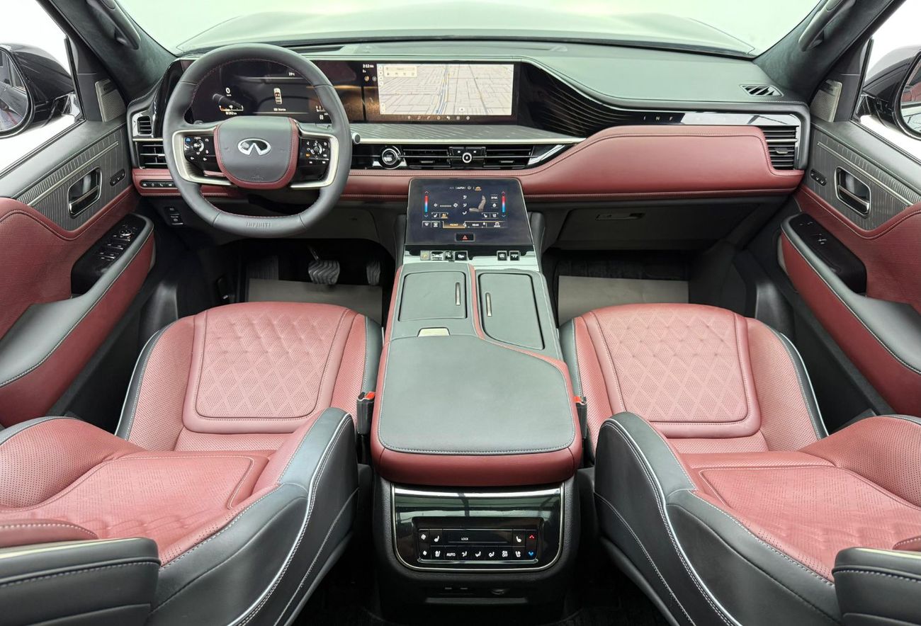 Infiniti QX80 Autograph Bench Chairs 3.5L 2025 Infiniti QX80 Autograph, 5 Years Infiniti Warranty, Full Infiniti S