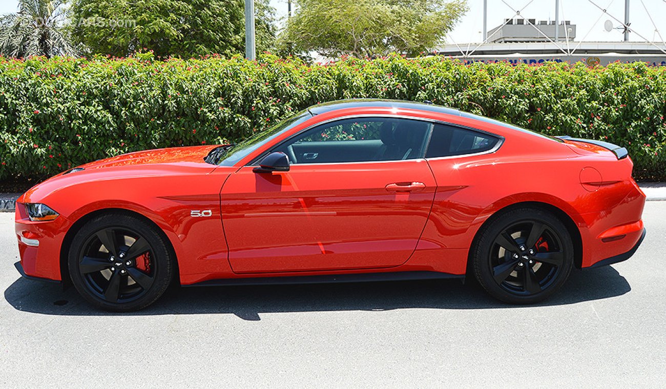 Ford Mustang 2019 GT Premium, 5.0 V8 GCC, 0km w/ 3Yrs or 100K km Warranty + 60K km Service from Al Tayer Motors