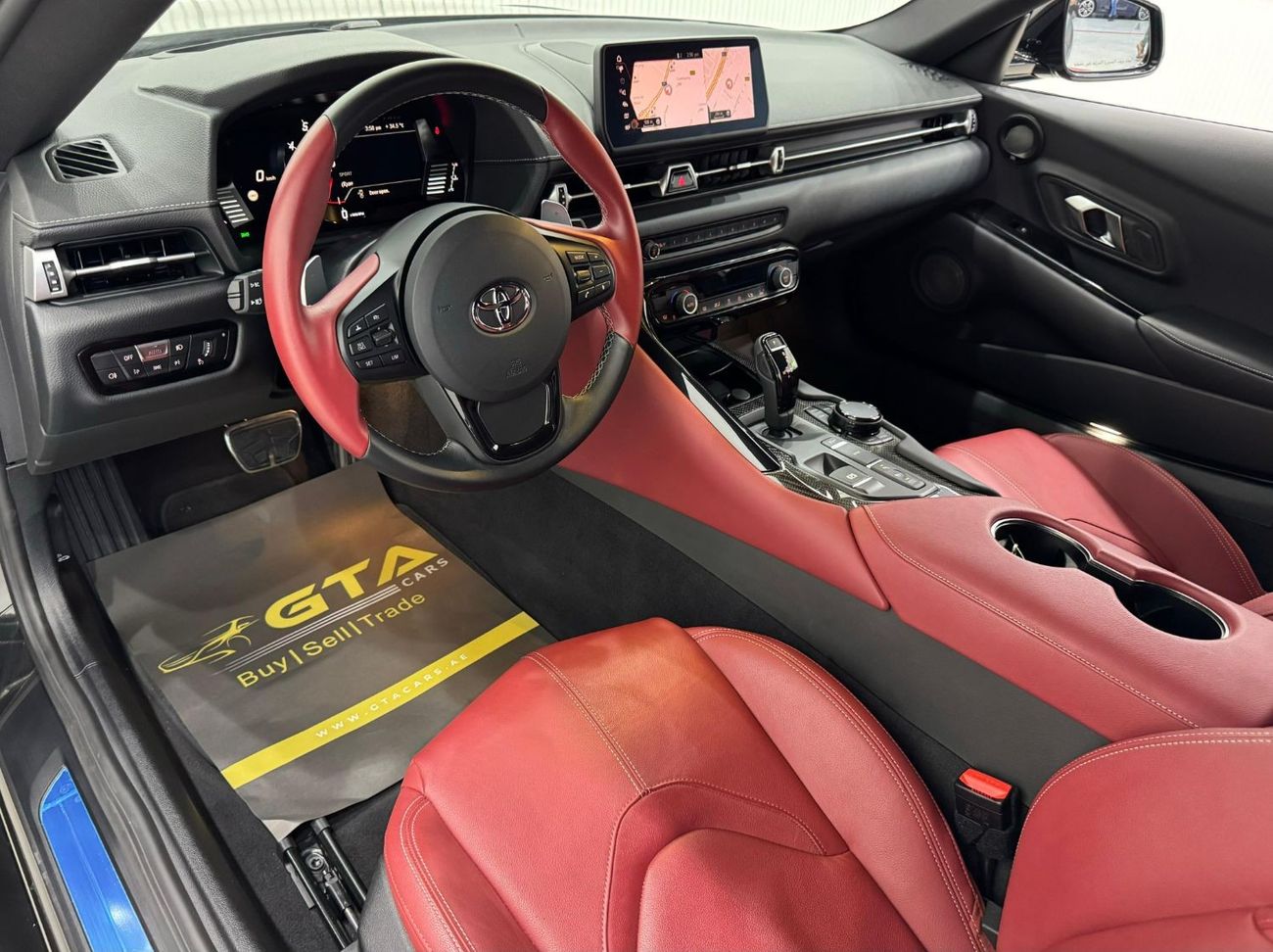 تويوتا سوبرا GR 3.0L A/T 2022 Toyota Supra GR, Al-Futtaim Agency Warranty + Service Package, Full Service History