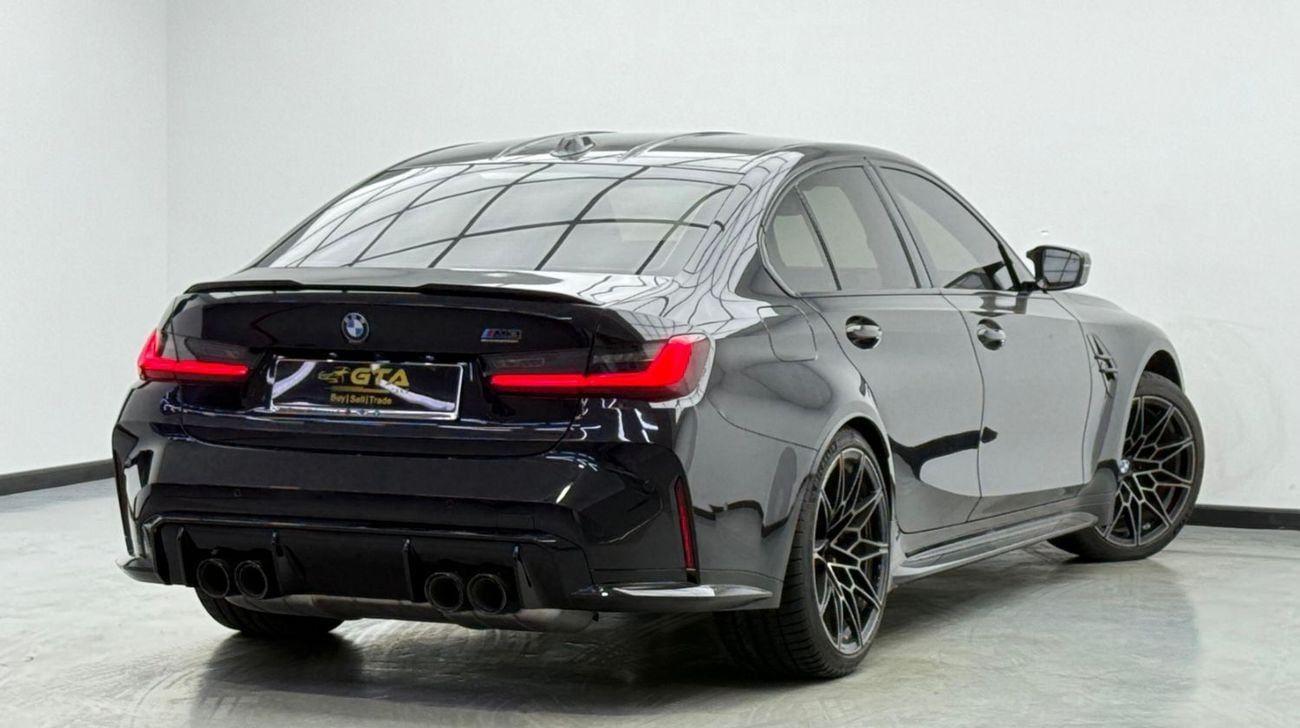 BMW M3 2025 BMW M3 Competition, 2029 BMW Warranty + Service Pack, Very Low Km, Fully Loaded, GCC