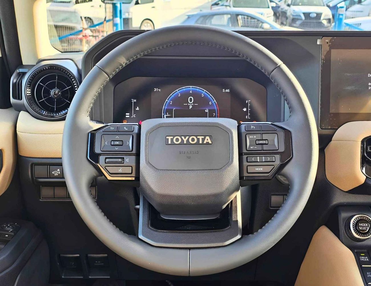 Toyota Prado ALL ROUNDER TURBO / 2.4T V4 PETROL / DRIVER PWR SEAT WITH LEATHER SEATS / FULL OPTION (CODE # P24AR)