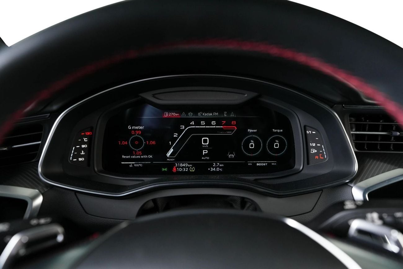 أودي RS7 SPORTBACK Carbon Fiber Package-Audi Ceramic Braking System-Red Calipers-Premium Leather Interior