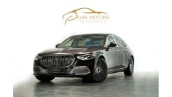 Mercedes-Benz S680 Maybach 2022 | BRAND NEW | MAYBACH S 680 | DUO TONE | GCC SPECS | WARRANTY | RUBELLITE RED AND BLACK