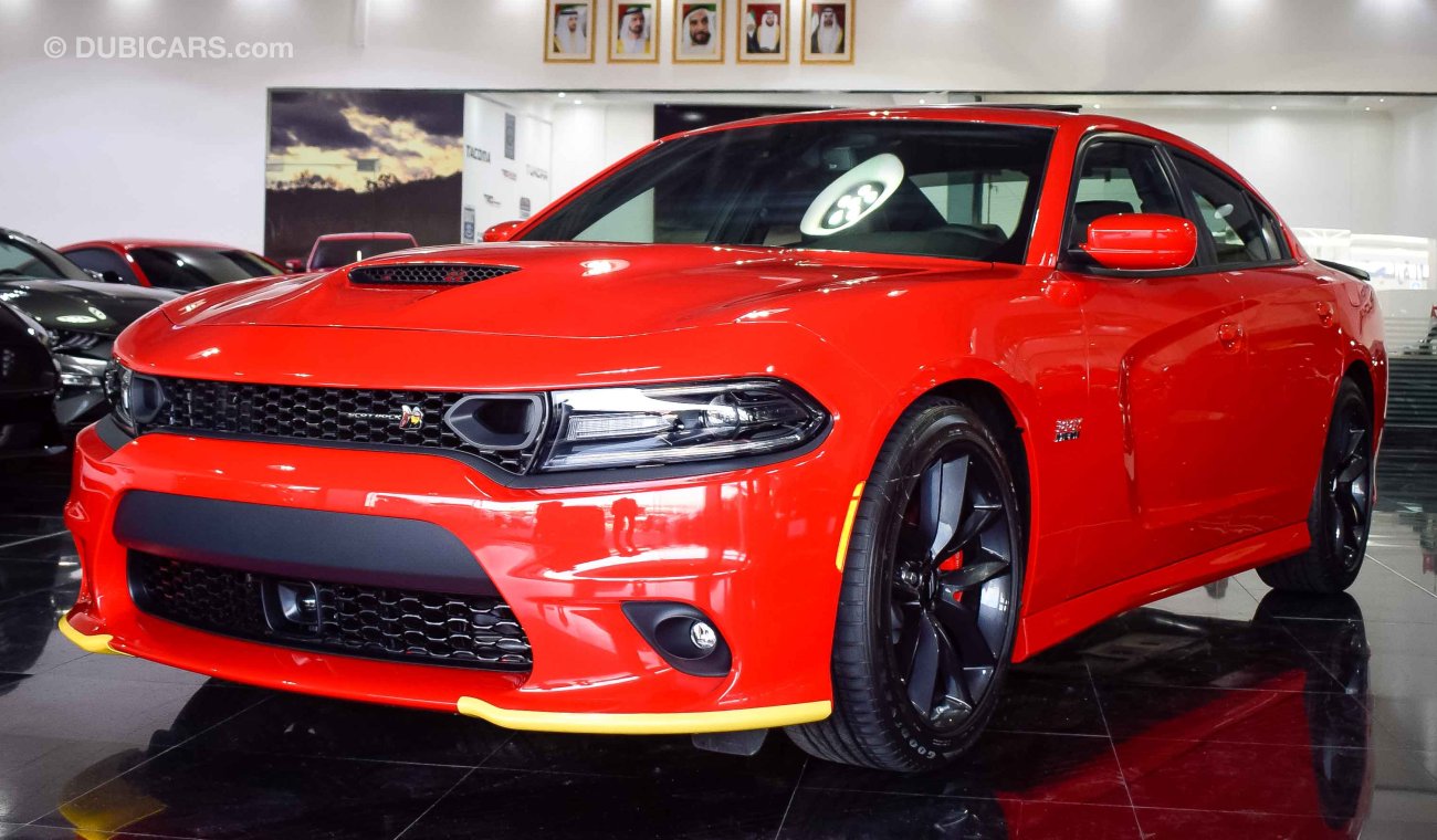 دودج تشارجر 2019 Scat Pack SRT 392, 6.4L V8 HEMI GCC, 0KM with 3 Years or 100,000km Warranty (RAMADAN OFFER)