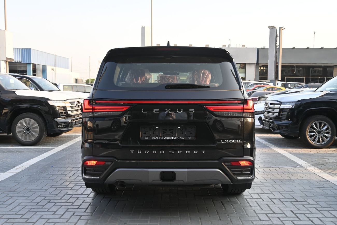 Lexus LX600 SIGNATURE Turbo Sport, 3.5L Twin-Turbo V6, Color Black