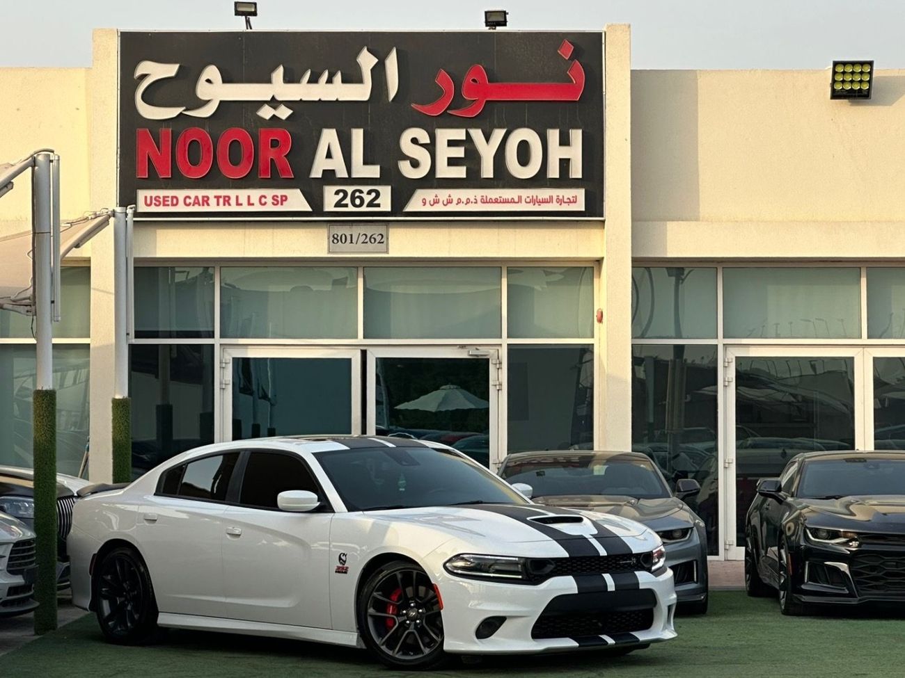 Dodge Challenger R/T Scat Pack 6.4L DODGE CHARGER SCATPACK 392 GCC 2021 Service history (Al Futtaim) Original Paint