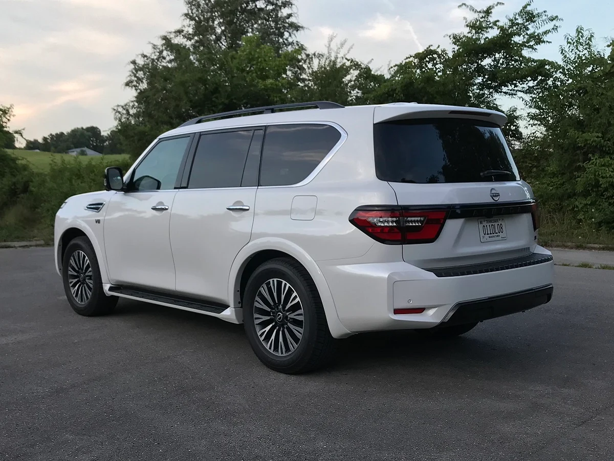 Nissan Armada exterior - Rear Right Angled