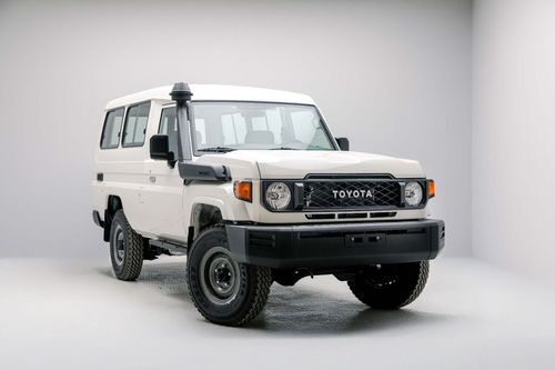 Toyota Land Cruiser 70 LC78 Hardtop 4.2L - 3 Door - Manual - White Inside Bluish Grey | Export Only