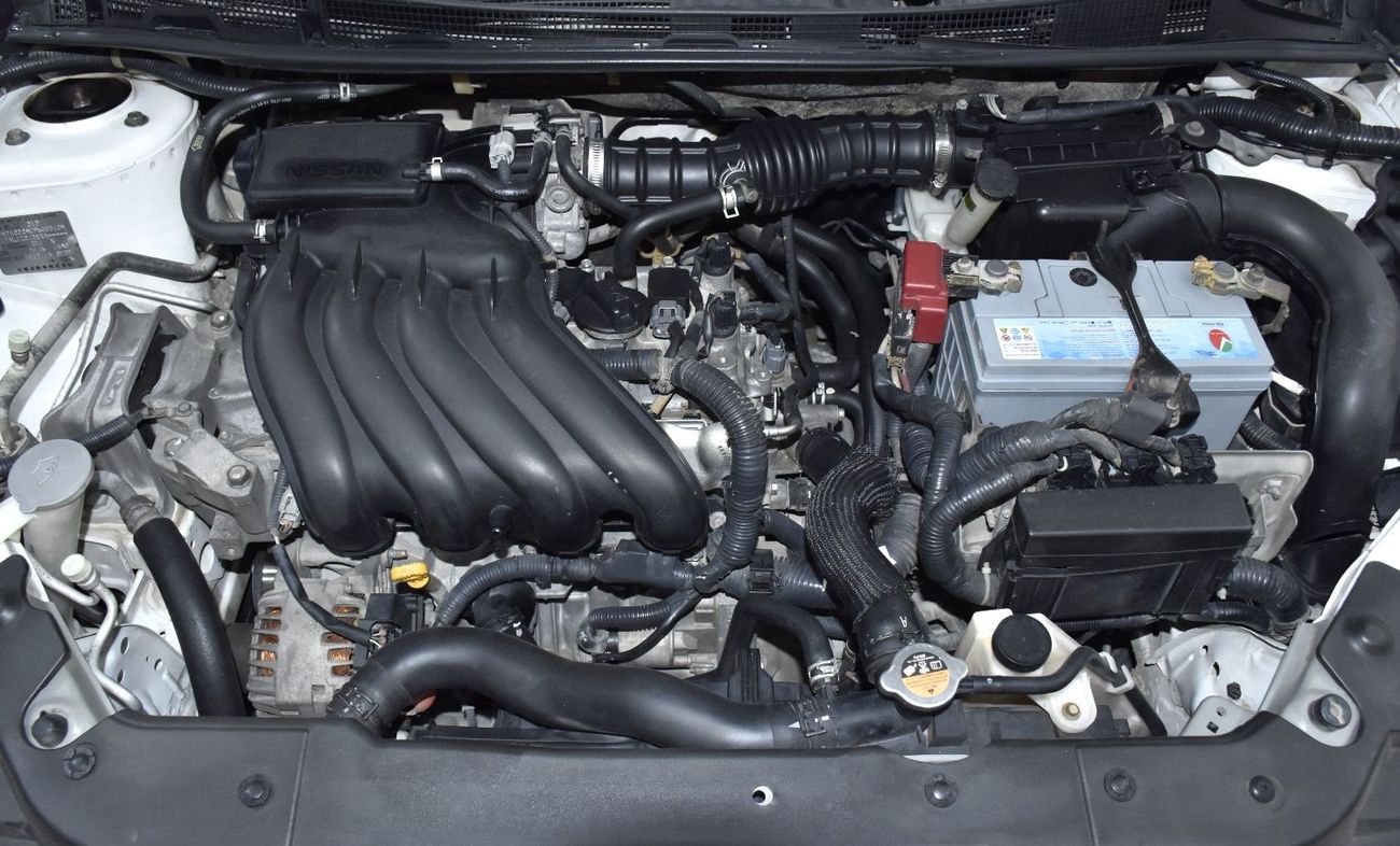 Nissan Tiida EXCELLENT DEAL for our Nissan Tiida ( 2015 Model ) in White Color GCC Specs